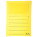 Paquet 25 chemises à fenêtre FOREVER Jaune EXACOMPTA