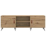 vidaXL Meuble TV chêne artisanal 150 x 30 x 50 cm Bois d'ingénierie