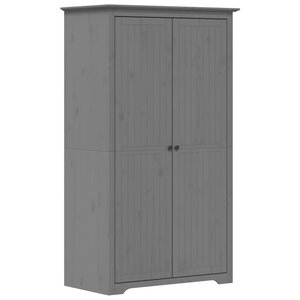 vidaXL Garde-robe BODO gris 99x53 5x173 cm bois massif de pin