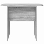 vidaXL Table console Gris Sonoma 93 x 40 x 75 cm Bois d'ingénierie