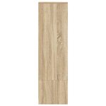 vidaXL Buffet haut chêne sonoma 29 5x34x119 5 cm bois d'ingénierie