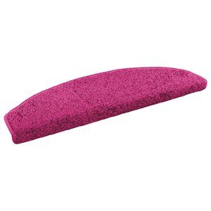 vidaXL Tapis d'escalier auto-adhésifs 15 pc 80 x 24 5 x 3 5 cm Rose