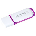 Philips clé usb 3.0 snow 64 go blanc et violet