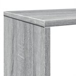 vidaXL Bibliothèque sonoma gris 102x29x143 cm bois d'ingénierie