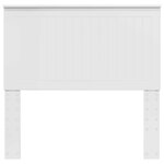 vidaXL Tête de lit Blanc Brillant 100 cm Bois d'ingénierie