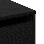 vidaXL Commode d'angle Chêne noir 60x41x58 cm Bois d'ingénierie