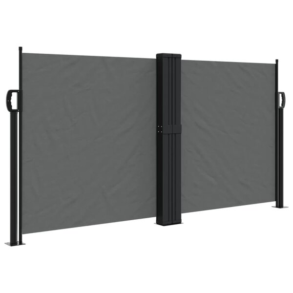 vidaXL Auvent latéral rétractable anthracite 120x1000 cm