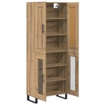 vidaXL Haut Armoire Chêne artisanal 69 5 x 34 x 180 cm