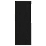 vidaXL Buffet Noir 60 x 37 x 100 cm Bois d'ingénierie