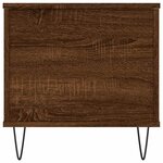 vidaXL Table basse Chêne marron 90x44 5x45 cm Bois d'ingénierie