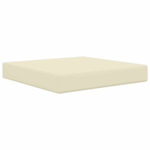 vidaXL Coussin de canapé d'extérieur Polyester Crème 60 x 60 cm