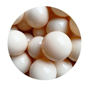 Lot de 50 balles en beige