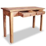 vidaXL Table console Bois de récupération massif 123x42x75 cm