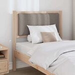 vidaXL Tête de lit Autre Marron 80 cm Bois massif en pin