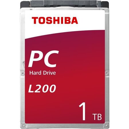 TOSHIBA - Disque dur Interne - L200 - 1To - 5 400 tr/min - 2.5 (HDWL110EZSTA)
