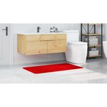 vidaXL Tapis de bain antidérapant Rouge 70 x 120 cm PP