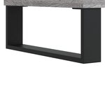 vidaXL Buffet sonoma gris 34 5x32 5x90 cm bois d'ingénierie