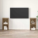 vidaXL Ensemble meuble TV 2 Pièces Chêne artisanal 72 x 35 x 36 5 cm