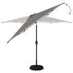 vidaXL Parasol de jardin avec lampes LED 300 x 300 cm Polyester