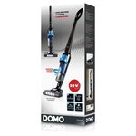 DOMO Aspirateur balai sans fil DO221SV - Systeme cyclonique - Batterie Li-Ion 29 V - Autonomie 50 min - Noir