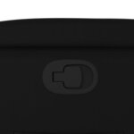 vidaXL Fauteuil inclinable en similicuir noir