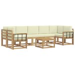 vidaXL Ensemble de canapés d'extérieur 6 pc