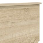 vidaXL Tête de lit Chêne Sonoma 160 cm Bois d'ingénierie