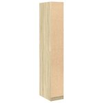 vidaXL Garde-robe chêne sonoma 30x50x200 cm bois d'ingénierie