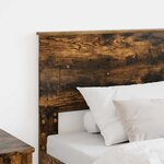 vidaXL Tête de lit Chêne fumé 90 cm Bois d'ingénierie