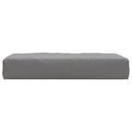 vidaXL Coussin de palette gris tissu oxford