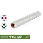 Pack and Move - Lot 2 Films Étirables - 0 45 x 100 m - Protection  Emballage  Déménagement - Anti rayures - Anti frottements - Imperméable