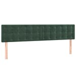 vidaXL Sommier à lattes de lit avec matelas vert foncé 120x190 cm