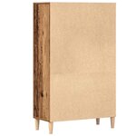 vidaXL Buffet haut vieux bois 70x31x115 cm bois d'ingénierie