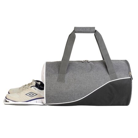 Sac de sport 35l avec compartiment chaussures - 1586 - gris noir blanc