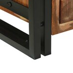 vidaXL Table basse Multicolore 90 x 50 x 38 cm Bois Recyclé Solide