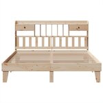 vidaXL Cadre de lit sans matelas 180x200 cm bois massif de pin