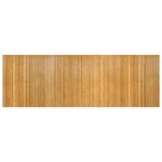 vidaXL Tapis rectangulaire naturel 100x300 cm bambou