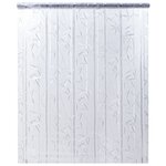 vidaXL Films pour fenêtre 4 Pièces dépoli motif de bambou PVC