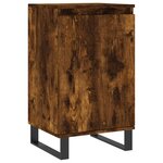 vidaXL Buffets 2 Pièces chêne fumé 40x35x70 cm bois d'ingénierie