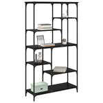 vidaXL Étagère Chêne noir 99 x 35 5 x 176 cm Bois d'ingénierie