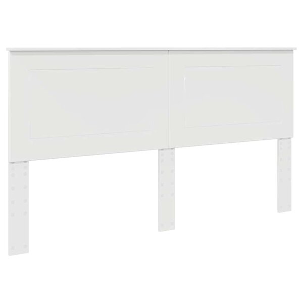 vidaXL Tête de lit Blanc brillant 180 cm Bois d'ingénierie
