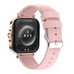 Montre connectée Véga AMOLED 1 38" - cardio  sommeil  multisport  7 j - Silicone Rose