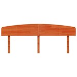 vidaXL Tête de lit cire marron 180 cm bois massif de pin