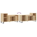 vidaXL Meuble TV Chêne sonoma 100x35x55 cm Bois d'ingénierie