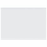 vidaXL Meuble de bac à litière pour chat blanc bois d'ingénierie