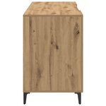 vidaXL Bureau Chêne artisan 140 x 50 x 75 cm Bois d'ingénierie