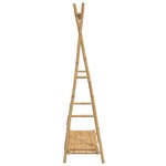 vidaXL Porte-vêtement avec étagère 102x50x190 cm bambou