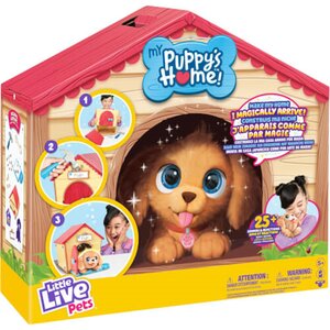 Moose Toys 26477 - Little Live Pets Chien My Puppy's Home - set de jeu interactif