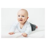 Drap-housses en jersey pour lits de bébé en double kit blanc