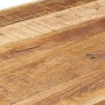vidaXL Table à dîner 220x100x75 cm Bois de manguier massif brut